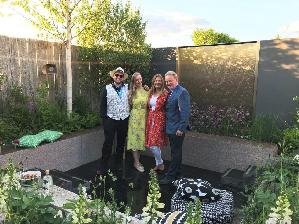 the roots in finland kyrö garden wins silver-gilt medal at rhs