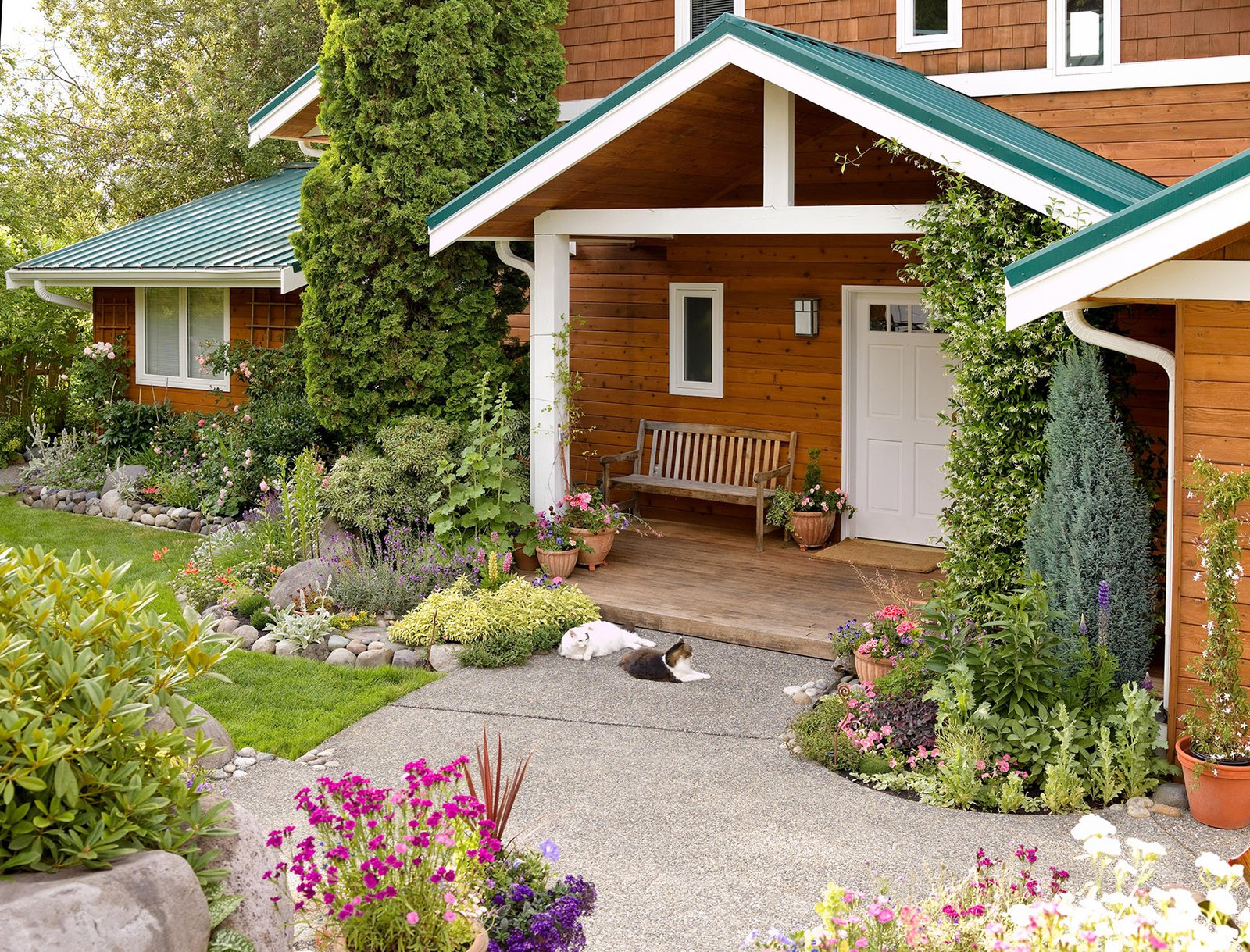 simple front yard landscaping ideas | better homes & gardens