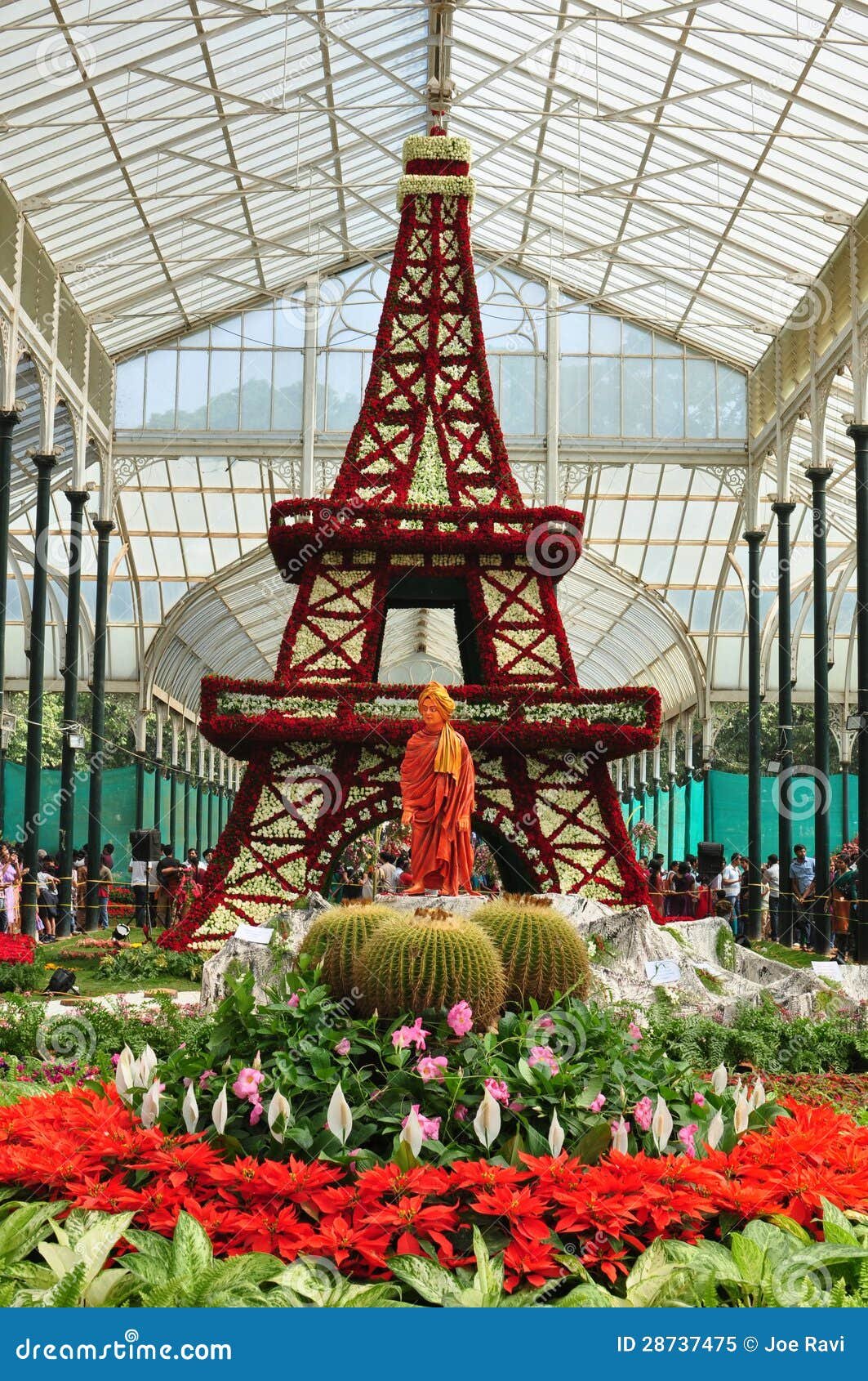 lalbagh flower show editorial image. image of exhibition - 28737475