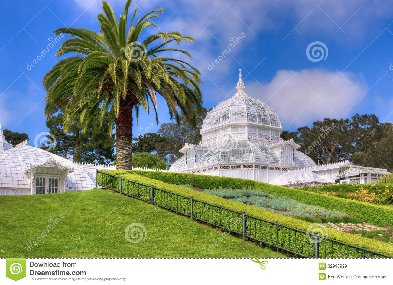 san francisco conservatory of flowers editorial stock image - image